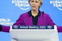 A Davos, l'UE d&eacute;nonce la course pour attirer les futures industries vertes