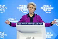 A Davos, l'UE d&eacute;nonce la course pour attirer les futures industries vertes