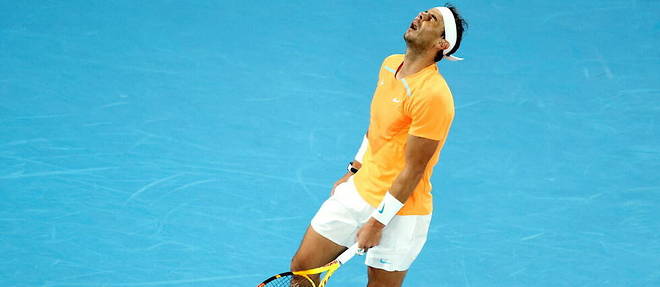 Malgre la douleur, Rafael Nadal a refuse d'abandonner. 
