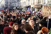 Retraites: les organisations de jeunesse soutenues par LFI d&eacute;filent &agrave; Paris