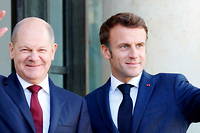 Macron et Scholz tentent d&rsquo;afficher l&rsquo;unit&eacute; franco-allemande retrouv&eacute;e
