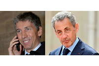 Stéphane Courbit et son ami Nicolas Sarkozy.
