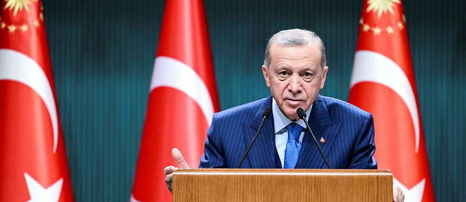 Erdogan a Ankara le 23 janvier dernier.
