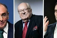 Le Pen, Zemmour et Philippot tirent les rois entre amis