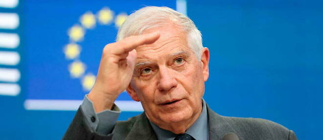 Josep Borrell, le Haut Representant de l'UE pour les Affaires etrangeres et la Politique de securite, le 23 janvier 2023 a Bruxelles.
