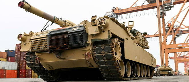 Un modele de char Abrams M1A2. (Photo d'illustration) 
