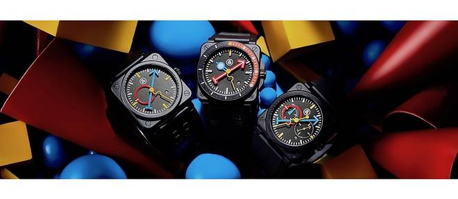 Ces trois nouvelles montres ont ete concues par Bell & Ross en collaboration avec Alain Silberstein dans le cadre du concept Grail Watch.
