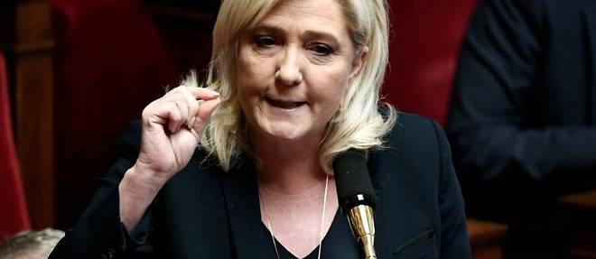 Retraites: Marine Le Pen appelle les electeurs de la majorite et de LR a "faire pression"