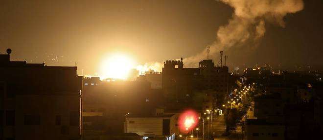 Israel frappe Gaza apres des tirs imputes au Hamas