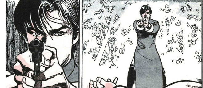 Crying Freeman, manga de Ryoichi Ikegami et Kazuo Koike.
