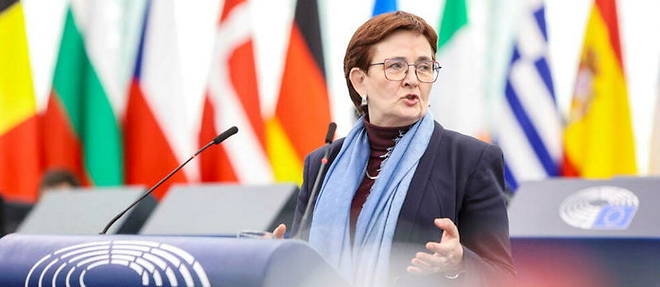 Birgit Sippel au Parlement europeen en janvier 2023.

