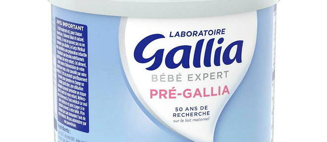 Le rappel de produits concerne les boites de lait en poudre de 400 grammes << Bebe Expert Pre-Gallia >>, dont le numero de lot est le 2023.07.13. 

