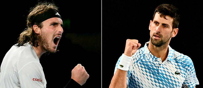 Novak Djokovic et Stefanos Tsitsipas s'affrontent dimanche en finale de l'Open d'Australie. 