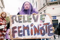 Manifestation féministe contre les violences sexistes et sexuelles, à Paris, le 19 novembre 2022.
