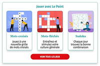 "Le Point" lance son espace de jeux gratuits en ligne.
