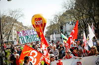 La deuxieme journee de greve contre la reforme des retraites a lieu, mardi 31 janvier. Les syndicats esperent mobiliser davantage que le 19 janvier, qui avait rassemble 1,12 million de manifestants. (image d'illustration)
