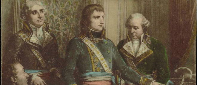Napoleon Bonaparte au Petit Luxembourg.
