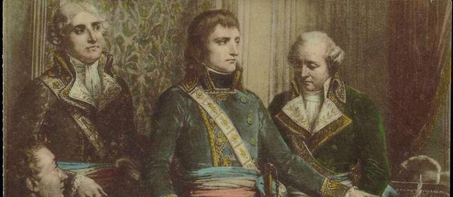 Napoléon Bonaparte au Petit Luxembourg.
