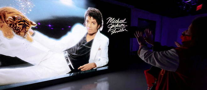Une experience immersive en l'honneur du 40e anniversaire de << Thriller >> de Michael Jackson au Center 415 de New York, le 18 novembre 2022.
