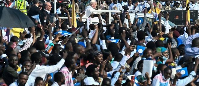 A Kinshasa, le pape attendu par la foule pour une messe geante