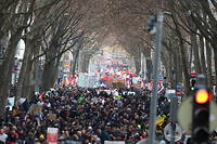 Mardi 31 janvier, 2,5 millions de personnes ont manifesté en France selon les syndicats, 1,27 million selon la police.
