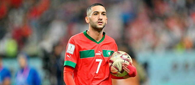 Hakim Ziyech a contribue a la prouesse du Maroc au Mondial 2022.
