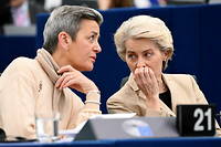 Ursula von der Leyen et Margrethe Vestager, sa vice-presidente chargee de la concurrence, ont presente mercredi les modalites de ces aides d'Etat.
