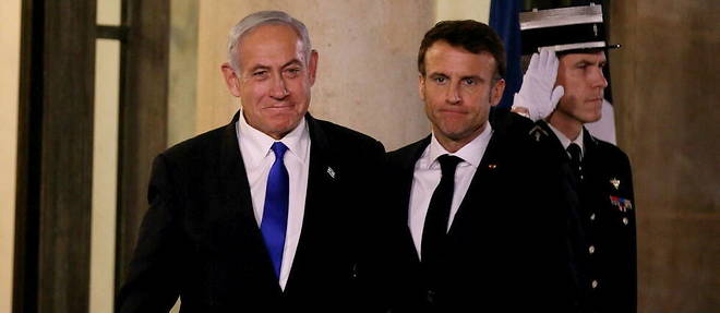 Emmanuel Macron rencontrait Benyamin Nethanyahou ce jeudi 2 fevrier.
