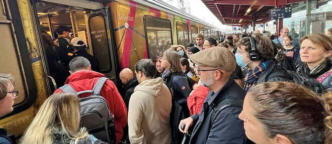 A la SNCF, certains syndicats appellent a deux jours de greve les 7 et 8 fevrier (photo d'illustration).
