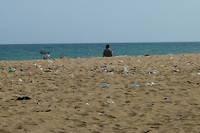 Le problème majeur du plastique à usage unique est qu'il est aujourd'hui très peu recyclé et fini sur les plages et dans les océans. 
