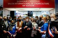 Salon de l&rsquo;agriculture&nbsp;: Macron appelle &agrave; un &laquo;&nbsp;plan de sobri&eacute;t&eacute;&nbsp;&raquo; sur l&rsquo;eau