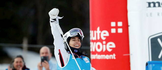 Perrine Laffont was crowned world champion in the parallel mogul skiing event on Sunday in Bakuriani, Georgia.
