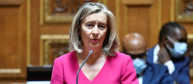 Helene Conway-Mouret, senatrice des Francais de l'etranger, lors d'une seance de questions au gouvernement, en 2020.
