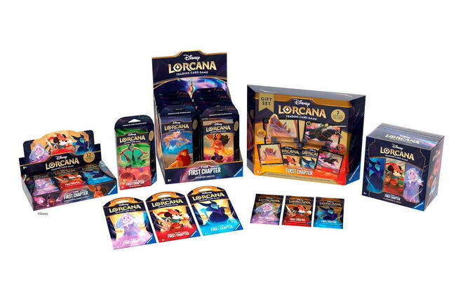 Lorcana, un phénomène ludique en devenir sous licence Disney, sur le modèle des cartes Pokémon.
 ©  Ravensburger