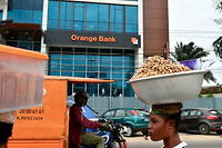 Orange Bank a Abidjan, en Cote d'Ivoire, le 24 juillet 2020.
