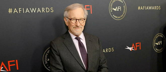 American director Steven Spielberg at the American Film Institute awards ceremony in Los Angeles, California, January 13, 2023.
