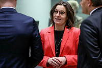 Jessika Roswall est la ministre suedoise des Affaires europeennes. La Suede preside actuellement l'Union europeenne.
