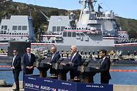 Sous-marins nucl&eacute;aires: la Chine fustige l'alliance de Washington, Canberra et Londres