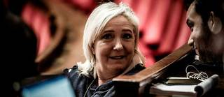 Marine Le Pen, lors d'une seance a l'Assemblee nationale, le 4 novembre 2022.

