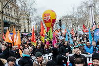 Les syndicats prévoient des « rassemblements locaux de proximité » ce week-end pour protester contre la réforme des retraites. (Illustration) 
