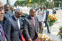 Le president centrafricain Faustin-Archange Touadera a, selon les regles de l'organisation, pris la suite de son homologue camerounais Paul Biya a la tete de la Conference des chefs d'Etat de la Cemac.
