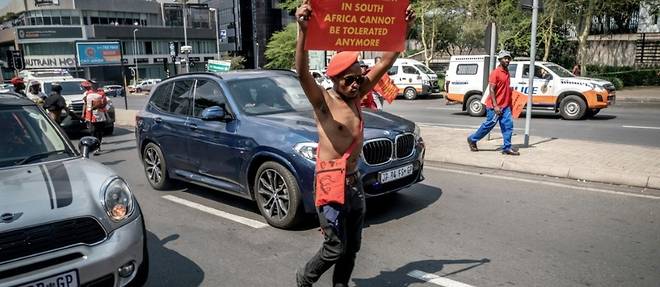 Afrique du Sud: manifestations sous surveillance apres un appel au blocus national