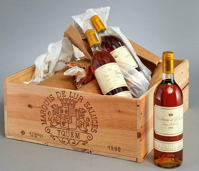 vente aux enchères - vin prestigieux - Yquem - avril 2023 - Lombrail-Teucquan ©  F.HANOTEAU