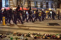 Des policiers de la Brav-M a Paris le 18 mars (photo d'illustration).
