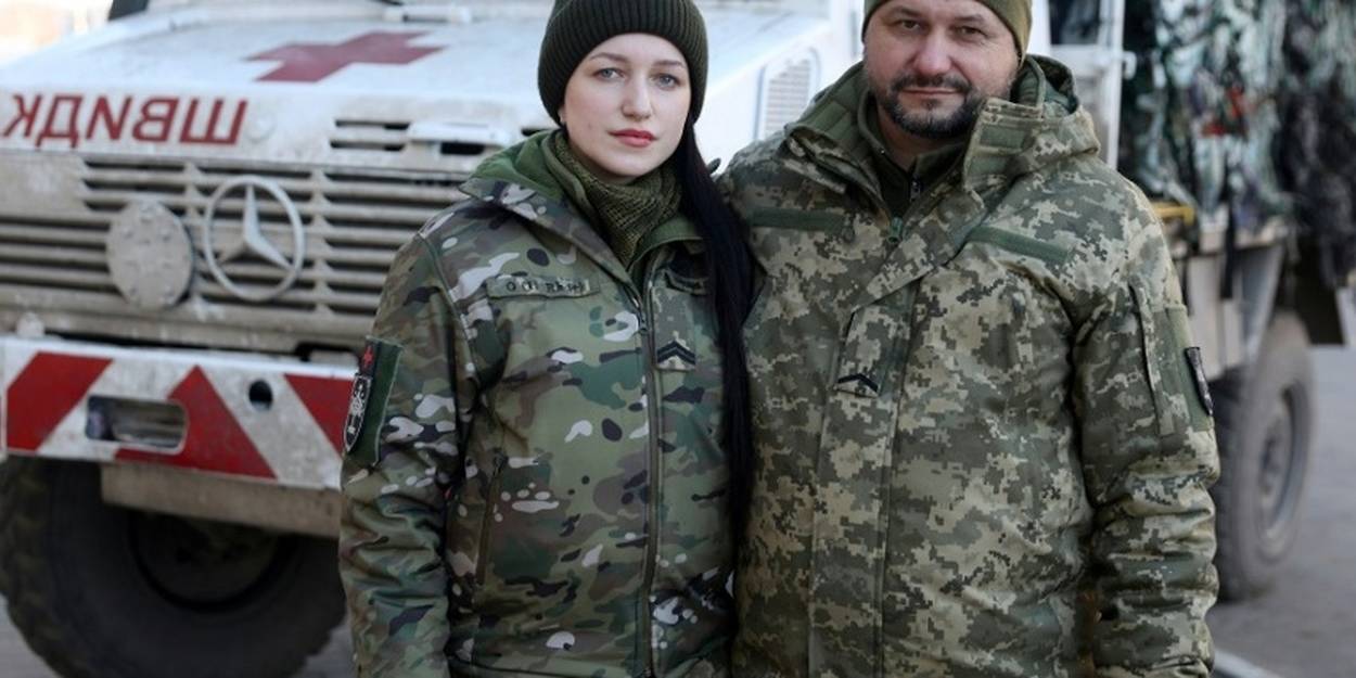Sur le front en Ukraine, des familles qui servent ensemble