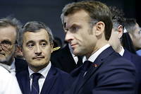 Emmanuel Macron et Gerald Darmanin le 23 novembre 2022.

