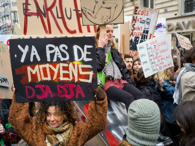 Réforme des retraites : des manifestants ont pu s'introduire au