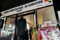 Le centre culturel kurde Ahmet-Kaya, rue d'Enghien a Paris, ou trois personnes ont ete tuees le 23 decembre 2022.
