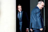 Emmanuel Macron et Laurent Berger le 23 mai 2017 a l'Elysee.
