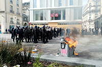 La repression etait au centre des conversations des manifestants a Nantes.
